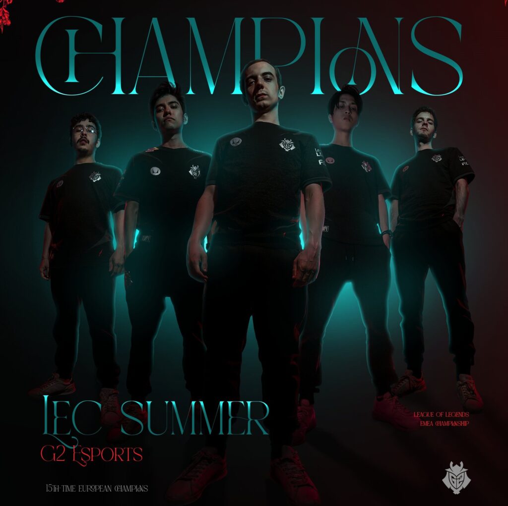 G2 Esport LEC Champions Photo (from G2 Twitter)